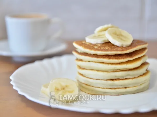 Фото блюда: Рисовые панкейки на кефире