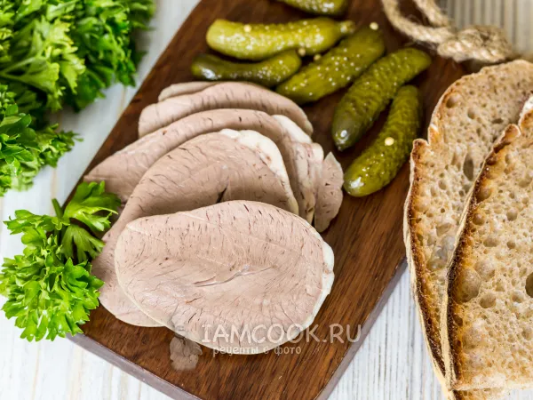 Фото блюда: Вареное сердце