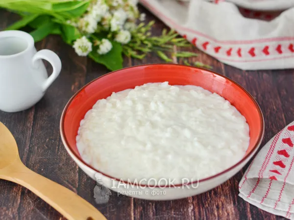 Фото блюда: Рисовая каша на козьем молоке