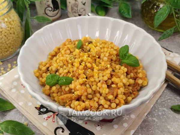 Фото блюда: Птитим с рыбой