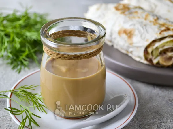 Фото блюда: Соус для шаурмы с соевым соусом