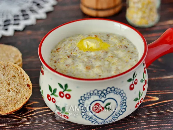 Фото блюда: Каша «5 злаков» на молоке