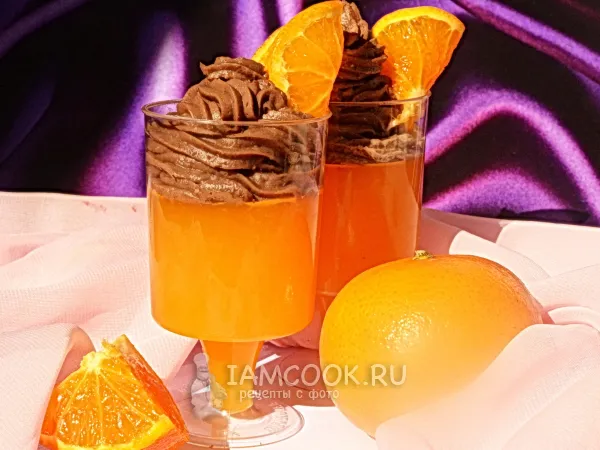 Фото блюда: Желе из мандаринов с желатином