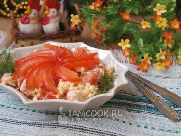 Фото готового блюда: Салат «Дипломат»