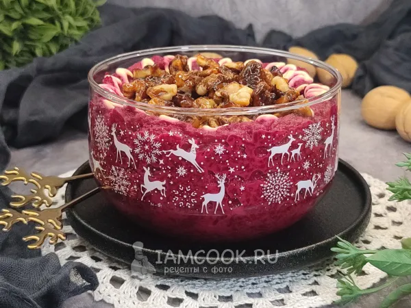 Фото блюда: Салат из свеклы с хреном