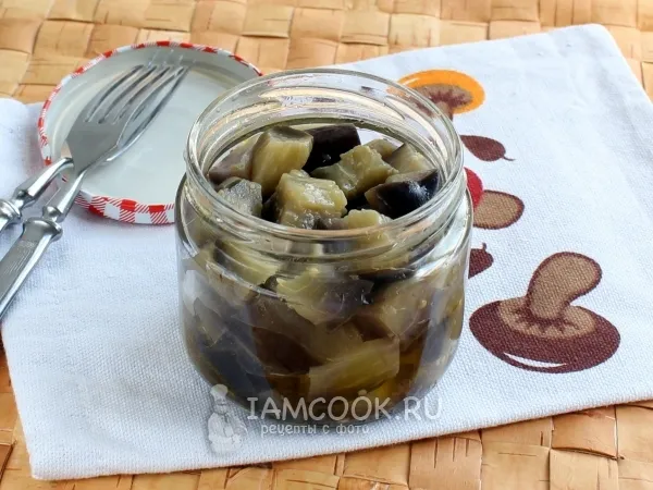 Фото готового блюда: Баклажаны как грибы на зиму