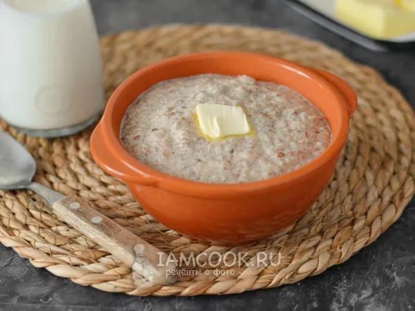 Фото блюда: Каша из гречневого продела на молоке