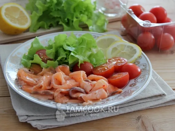 Фото готового блюда: Карпаччо из семги