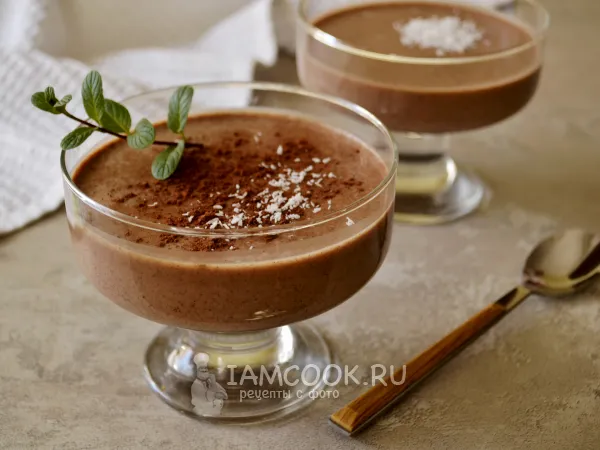 Фото готового блюда: Шоколадный мусс ПП
