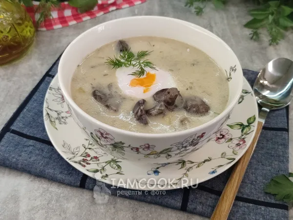 Фото блюда: Кулайда (чешский грибной суп)