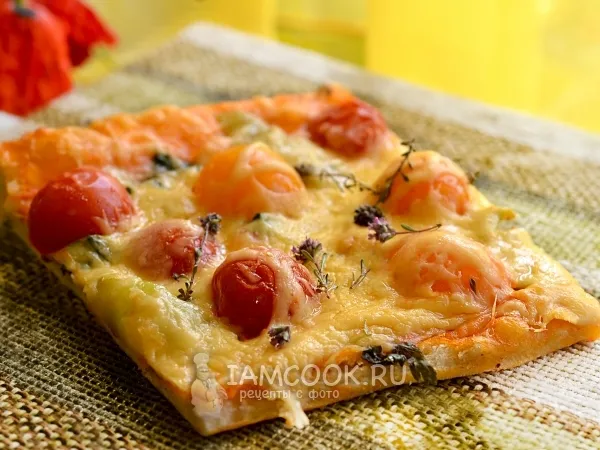 Фото блюда: Итальянские лепёшки с черри и сыром