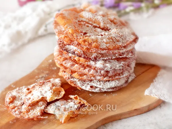 Фото готового блюда: Хворост-лепешка