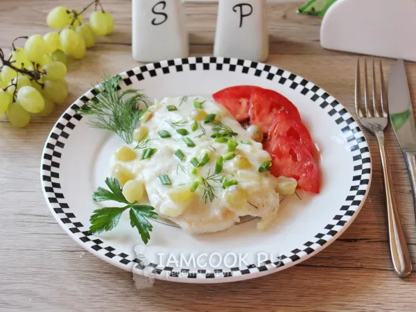 Фото блюда: Куриная грудка с виноградом