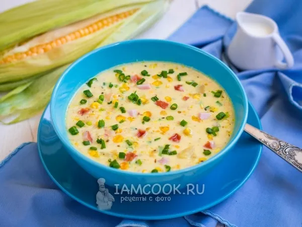Фото блюда: Кукурузный чаудер (Corn Chowder)