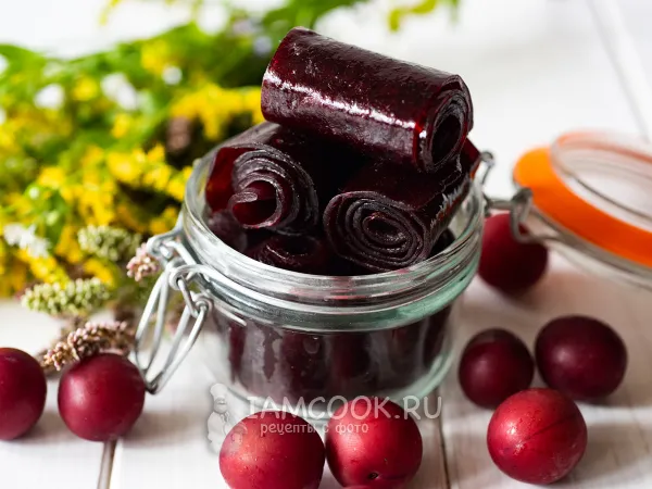 Фото готового блюда: Пастила из алычи