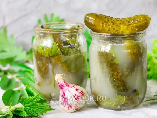 Фото готового блюда: Квашеные огурцы холодным способом