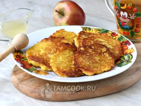 Фото блюда: Драники из яблок