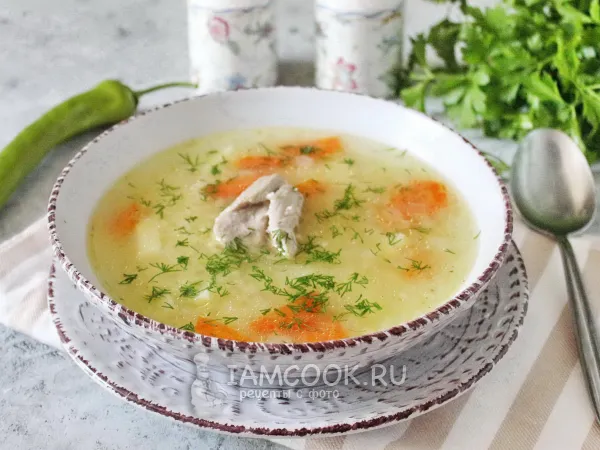 Фото готового блюда: Суп из бедра индейки