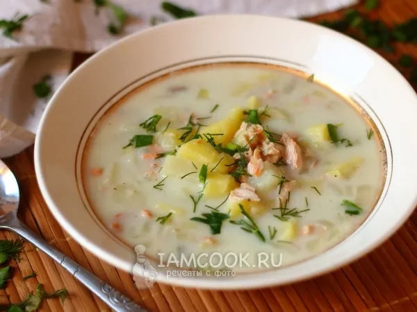 Фото блюда: Финский суп с горбушей