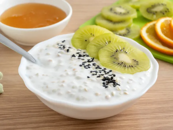 Фото блюда: Зеленая гречка с кефиром