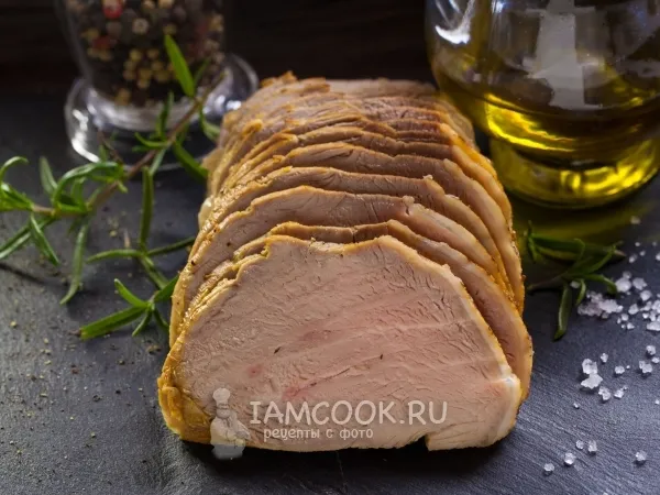 Фото готового блюда: Ростбиф из телятины су-вид