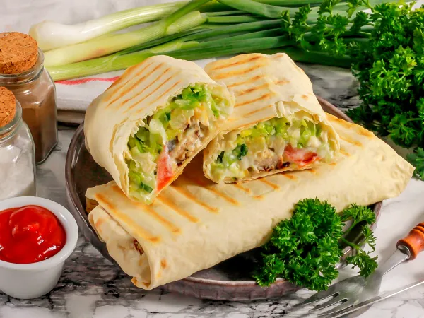 Фото готового блюда: Шаурма с шашлыком