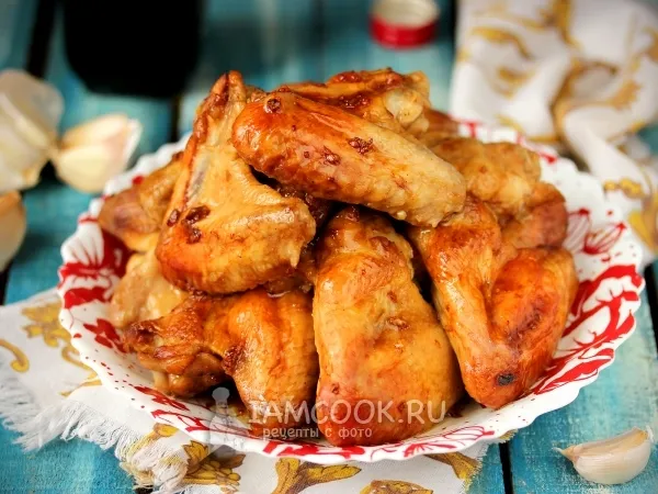 Фото блюда: Крылышки в соевом соусе