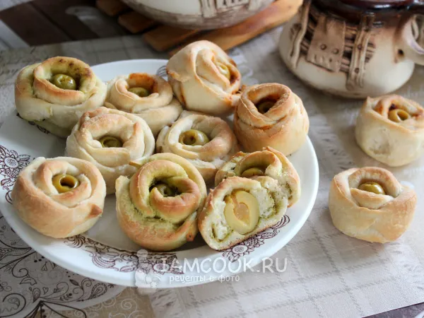 Фото блюда: Булочки с оливками