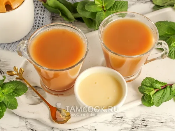 Фото блюда: Чай со сгущенкой