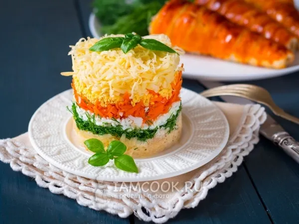 Фото готового блюда: Салат «Французский»