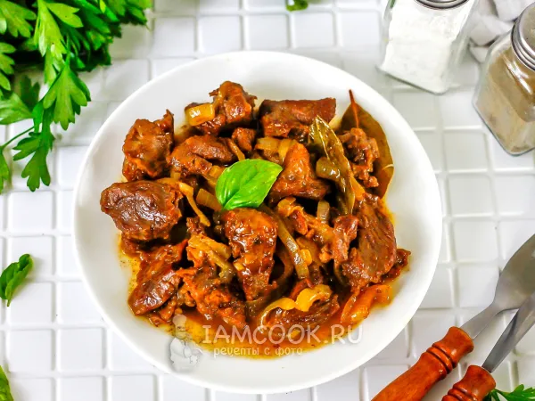 Фото готового блюда: Говяжьи щечки