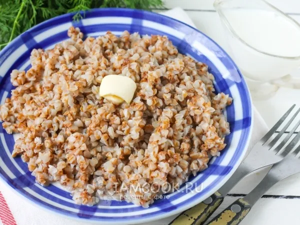 Фото блюда: Молочная гречневая каша в мультиварке