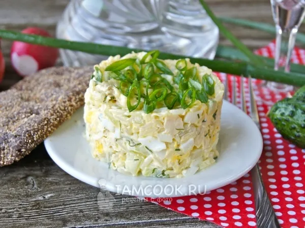 Фото блюда: Салат с рисом и курицей