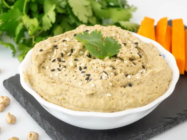 Фото готового блюда: Хумус из баклажанов (с нутом)