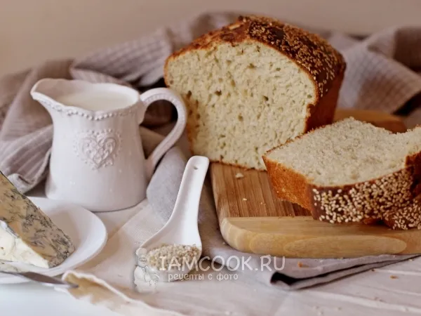 Фото готового блюда: Картофельный хлеб на сливках