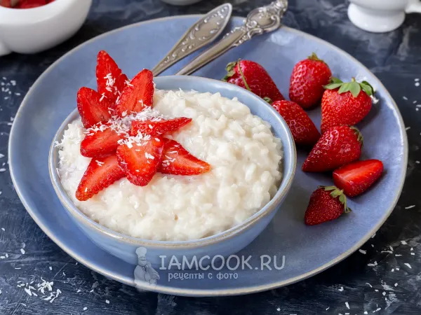 Фото блюда: Рисовая каша на кокосовом молоке