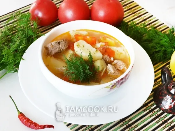 Фото блюда: Шурпа из свинины