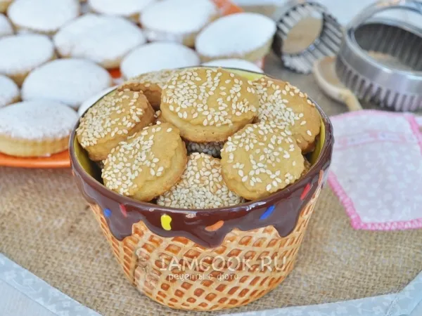 Фото готового блюда: Печенье без яиц