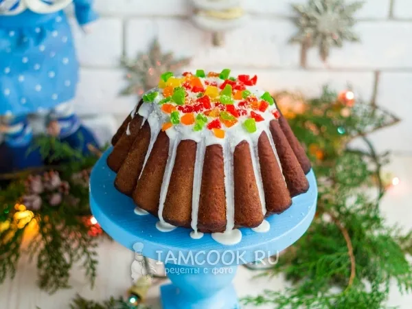 Фото блюда: Имбирный рождественский пряный кекс