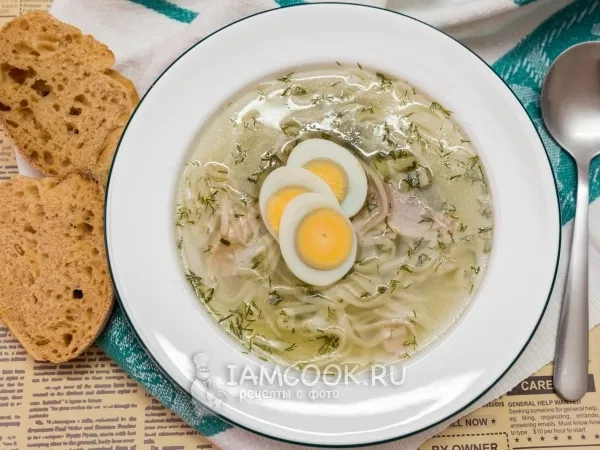 Фото блюда: Лапша домашняя с курицей