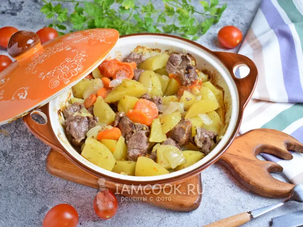 Фото готового блюда: Жаркое из косули