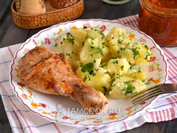 Фото блюда: Курица, запеченная с аджикой