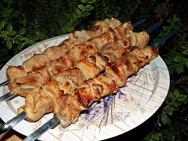 Фото готового блюда: Шашлык из свинины на пиве