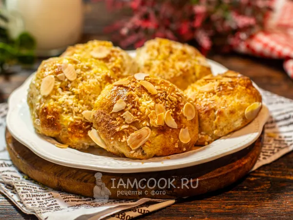 Фото блюда: ПП творожные булочки