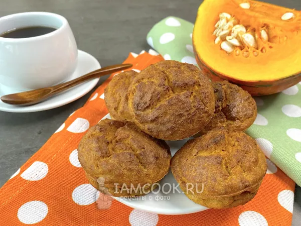 Фото блюда: Тыквенные кексы ПП
