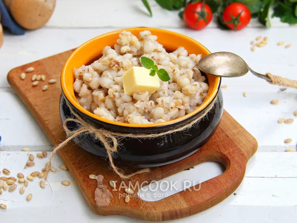 Фото блюда: Перловая каша в мультиварке-скороварке