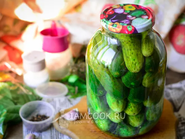 Фото блюда: Огурцы с аспирином на зиму без стерилизации