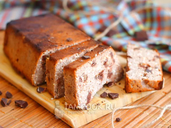 Фото блюда: Шоколадная творожная запеканка (с шоколадом)