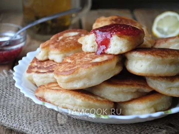 Фото блюда: Оладьи на молоке без яиц