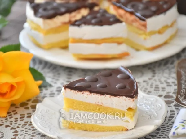 Фото блюда: Торт «Птичье молоко» по ГОСТу